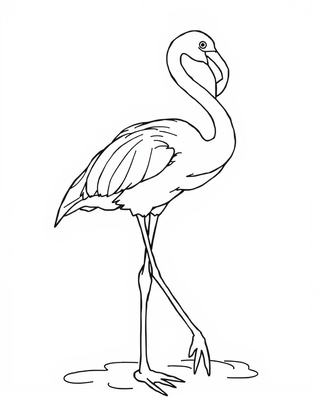 Elegant Flamingo